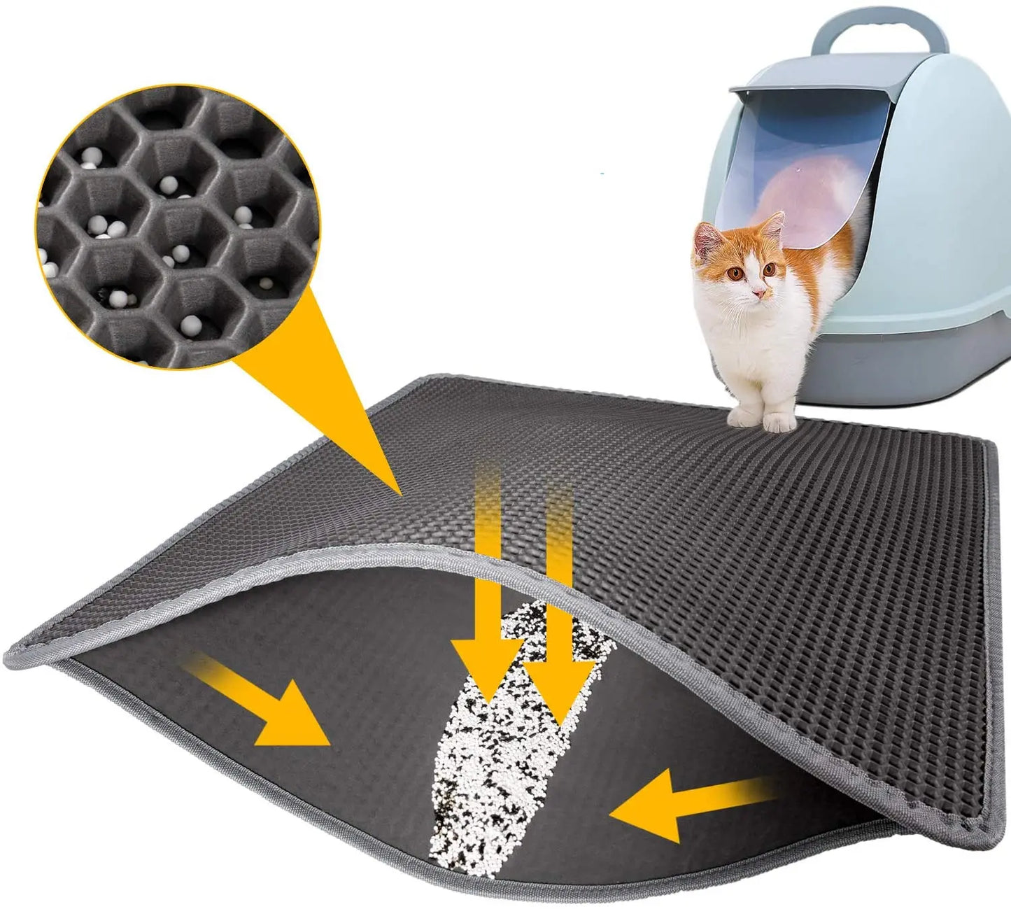 LITI’CLEAN™ | TAPIS DE LITIÈRE POUR CHAT