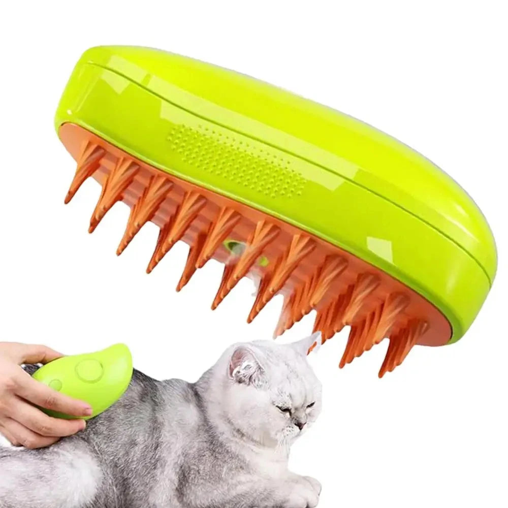 STEAMGROOM™ | BROSSE À VAPEUR POUR CHAT